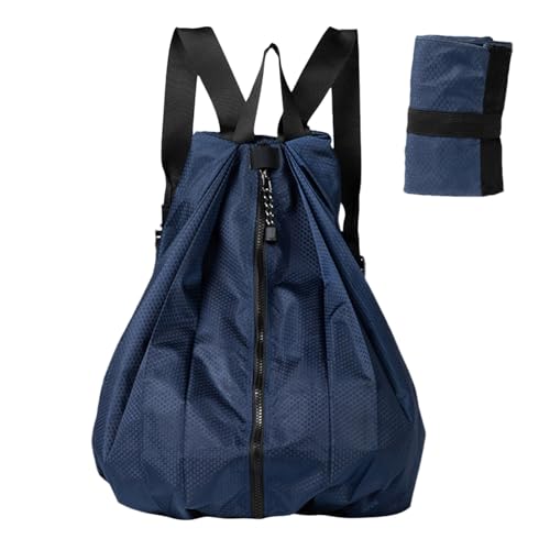 Mochila packable azul ligera de senderismo casual y deportes de exterior