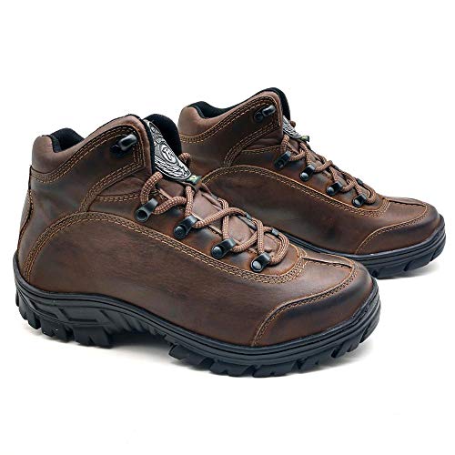 Bota Masculina Adventure Canastra em Couro Bmbrasil 5158-03 Taupe 44