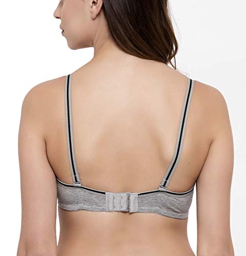 Image of Brachy Women's T-Shirt Demi Cup Padded Underwired Push up Bra BCA DUPPERPIP1