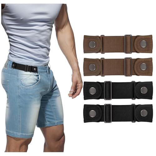 Image of Beltroad No Buckle Belts for Men Women Stretch Sides Belt without Buckle