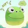 JUEXINGZHE Frog Plush Pillow Stuffed Animal Toy, Frog Cute Soft Toys 11" Fat Kawaii Hugging Pillows,Frog Stuffed Animal,Gift for Kids #5