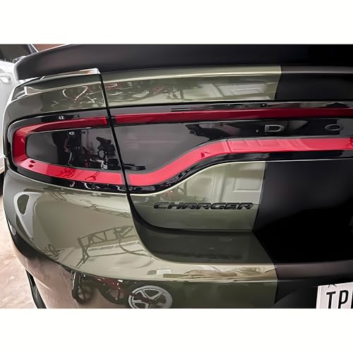 Image of Tail Light Sidemarkers Decal fits 2015-2024 Dodge Charger Accessories Rear Taillight Sidemarkers Sticker 2015, 2016, 2017, 2018, 2019, 2020,2021, 2022, 2023, 2024