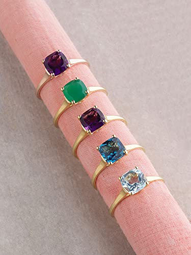 Yotreasure 1.81 Ct. T.w. London Blue Topaz 10Kt Yellow Gold Solitaire Ring Jewelry #TOP5