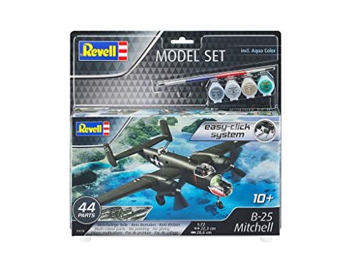 Revell RV63650 Model Set B-25 Mitchell Modellbausatz + Zubehör, 1:72/22,3 cm, 1/96 – Bild 3