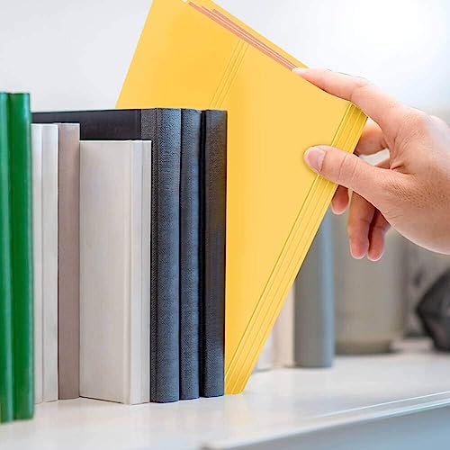 Image of Corslet Expanding File Folder, Aesthetic Folders for School, Accordion File Organizer, Aesthetic Folder with Labels,5 Pockets Important Document Folders for School Office Home (Pack of 6)