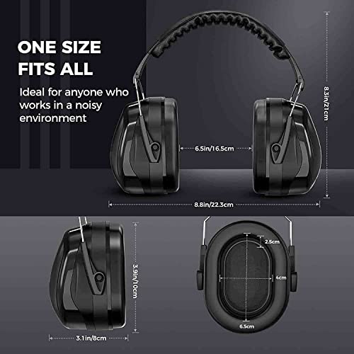 YingErTool Ear Defenders Adults, SNR 34 Hearing Protection for Shooting Adjustable Noise Cancelling Headphones for Autism DIY - Image 2
