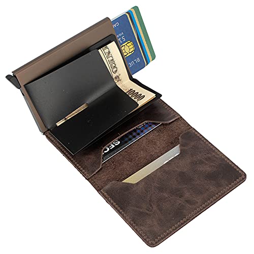 Image of Secrid Slim Wallet Original Leather With Rfid Safe Card Case