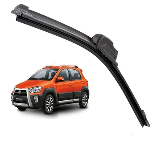 Image of Euro Care Windshield Car Wiper Blades Compatibility With Etios Cross (Model : 2013-2018) - Set of 1Pc (D-26)
