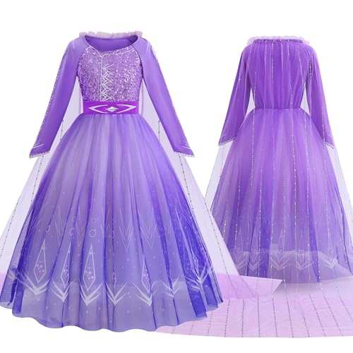 Vestido con luces para niñas princesa Elsa miniatura 2