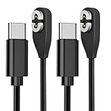 Shokz Charger USB C Cable [2-Pack, 3.3ft] USB Type C to Shokz Magnetic Charging Cord Compatible with...