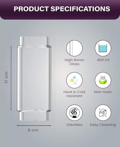 Image of Ownair glass jar only for Original Blender (Purple), 450ml