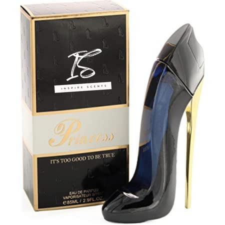 INSPIRE SCENTS Princess High Heel Shoes Black Eau de Parfum for Women, 85 ml / 2.9 fluid oz