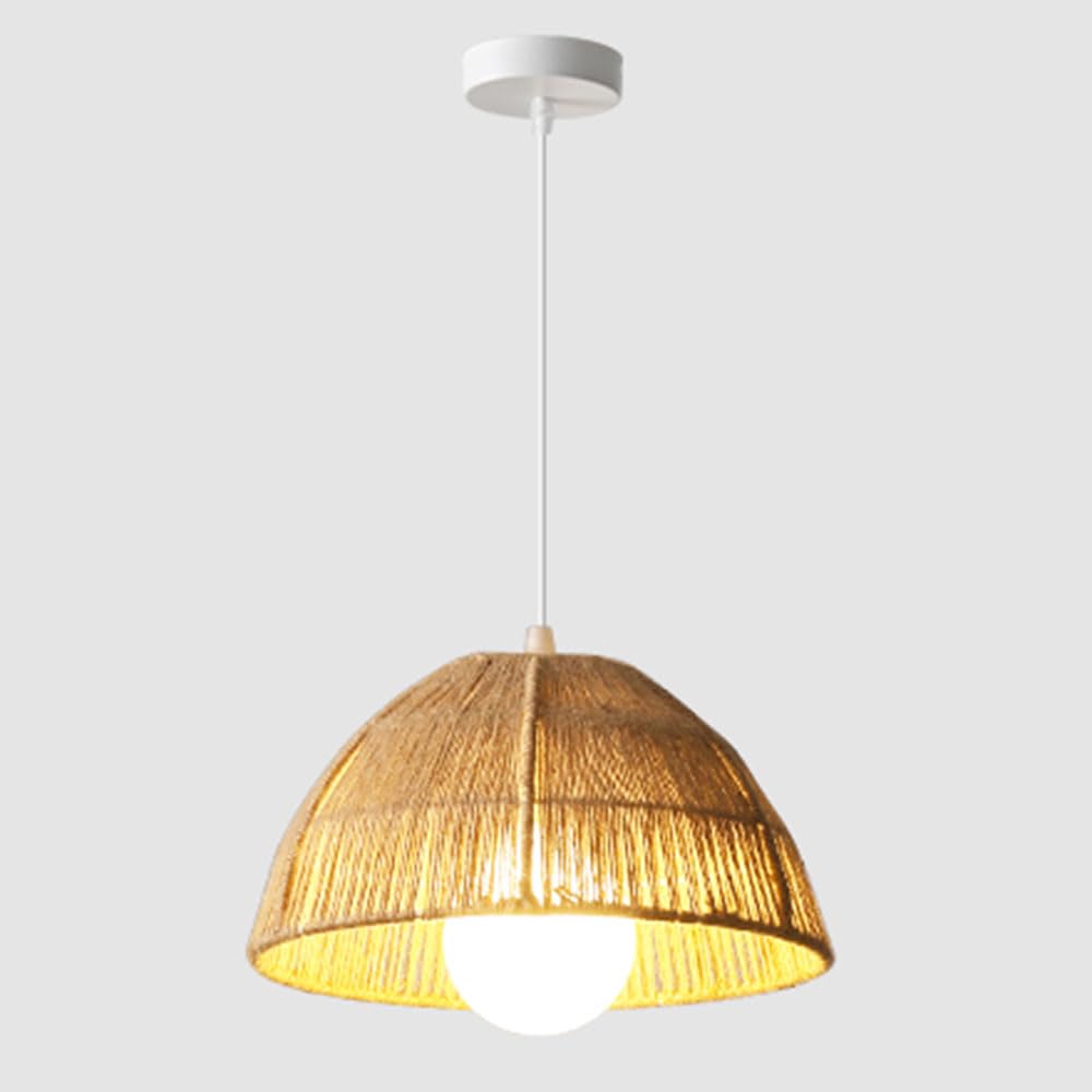Luminaire suspendu en panier pour réchauffer un salon au design trop froid