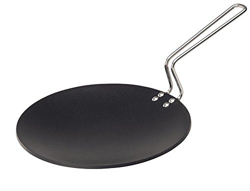 Futura Q55/NT26X Tava/Griddle, 10 Inch 4.88mm Thick, Black