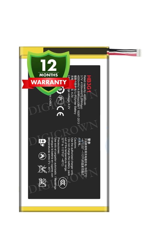 Image of Original HB3G1 Battery Compatible for Huawei MediaPad T2 7.0 (BGO-L03, BGO-DL09) - (4100mAh) - 1 Year Warranty
