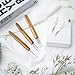 5 Pcs Dreadlocks Tool Set Includes 3 Pcs Dreadlocks Crochet 1 Hook 2 Hooks 3 Hooks Hair Weaving Needle Crochet, 2 Pcs Crochet Hair Tools Interlocking Dreadlock Needle Accessories for Braid Craft