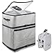 YUJHON Hot Tub Cover,Hot Tub Spa Heater Pump Cover,Waterproof Lazy Spa Insulated Pump Covers with Zipper for Bathtub Pool Outdoor(43cm X 38cm)