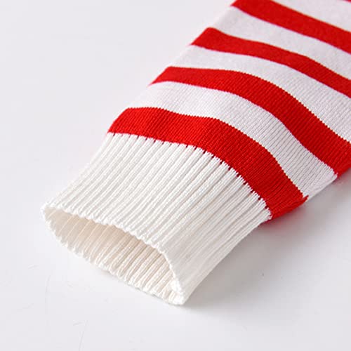 EnJoCho Toddler Boys Girls Christmas Cartoon Dinosaur Santa Prints Sweater Long Sleeve Warm (Green, 3-4 Years)4