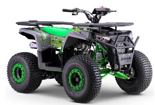 Roan-Bull Quad 125CC R8 Automático – Verde, Carga máx. 120 kg, Uso en circuitos cerrados, 10 años