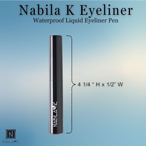 Delineador Líquido Waterproof Nabila K 2ml miniatura 6