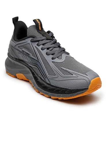 Image of Action | Athleo | NITRO-2007 | Men's | Lace-Up | Running | Shoes | Lightweight | Comfortable | Trendy | Breathable | Sports | Shoes