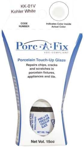 Touch Up Repair Glaze Paint to Match Kohler, White VOC Compliant (KK-1V)