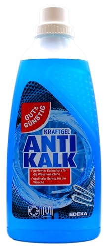 Gut & Günstig Kraftgel Anti Kalk für die Waschmaschine, 5er Pack (5 x 1 l)