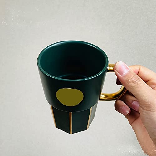 Tazzine da caffè Tazza di caffè in Ceramica Tazza Tazza di caffè Bere Regalo Tazza di Regalo Tazza d'Acqua Set di Tazze (Capacity : 301-400ml, Color : Cup)