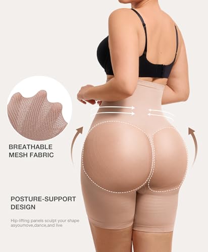 Image of Lover-Beauty Butt Lifting Shapewear for Women Strapless Faja Body Shaper Tummy Control Seamless Booty Lifting Shapewears