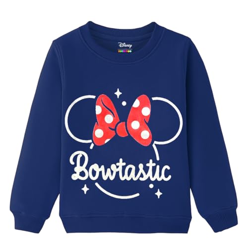 Image of Kuchipoo Girls Regular Fit Winterwear Sweatshirt ( Disney-SWT-307, Multi-Colored)