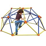 ULTRAPOWER SPORTS Klettergerüst Outdoor Indoor Kinder Quadro Kletterturm Klein Jungle Kletterturm ab 3-8 Jahre Spielgerüst Belastbar bis 270kg 6FT(1,82m) x3FT(0,9m) Gelb-Blau