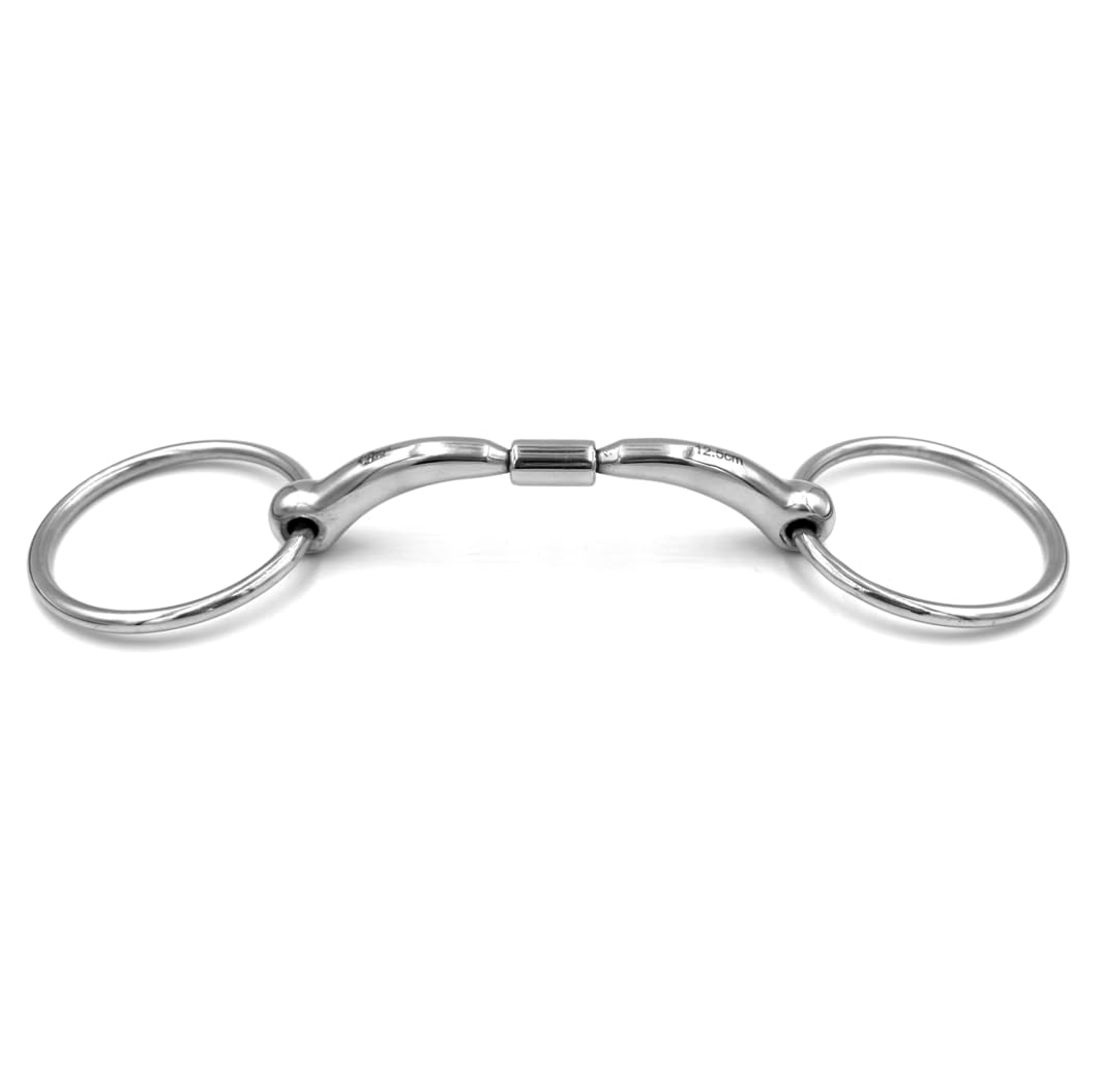 ES0029 ErgoBit Wassertrense Doppelt Gebrochen Roll-R 66mm/14mm, 13.5 cm