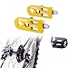 DYNWAVE 2X Bike Chain Tensioner Bicycle Chain Tension Adjuster Adjustable Chain Tightener for Mountain Road Bikes Folding Bike BMX, Gold
