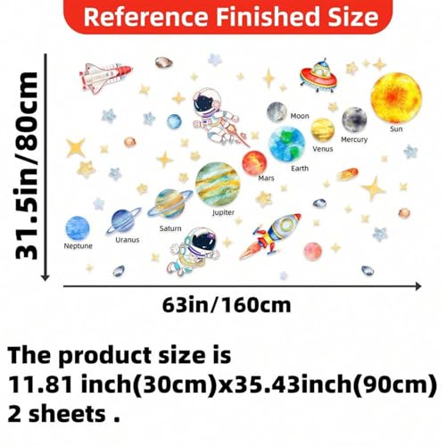 Vinilos Decorativos Sistema Solar para Niños miniatura 5