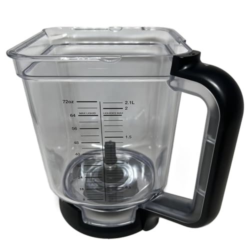 Ninja 72oz Pitcher Bowl for AMZ012BL NN210 NN210C NN210Q Compact Auto-iQ Boost Blender