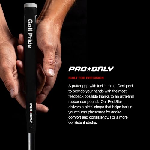 Golf Pride Pro Only Putter Grip - Firm All-Rubber Feel