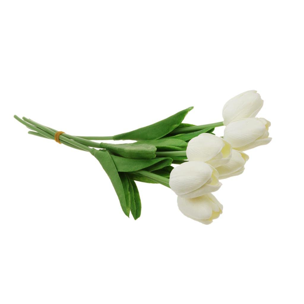 Amazon｜品 PU ホーム 装飾花 ミニ チューリップ ブーケ 造花