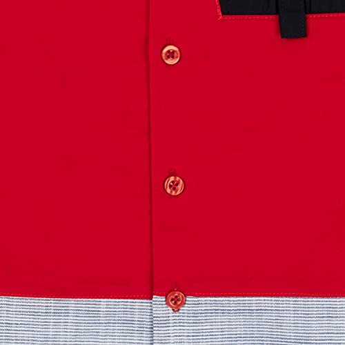Image of Under Fourteen Only Boys Shirt, 100% Cotton Half Slevees Narrow Collar Regular Fit Printed Shirts for Kids Boys.