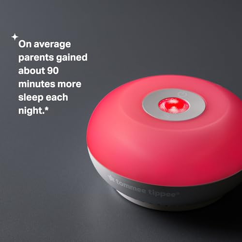 Image of Tommee Tippee Dreammaker Baby Sleep Machine | Pink Noise Sound Machine, Red Night Light | Scientifically Proven, Smart CrySensor