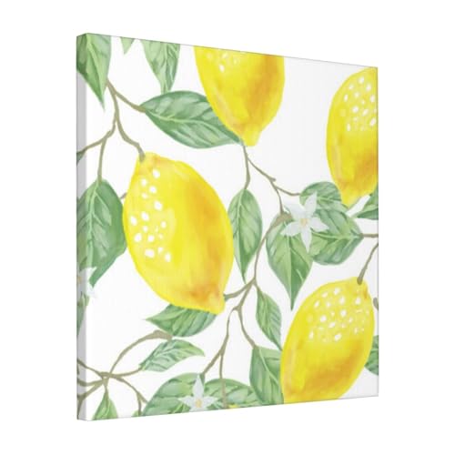 �G�� �t���[�������� �������̎��ƉԂƗt �L�����o�X�A�[�g �A�[�g�p�l�� �ǉ� �Ǌ|�� �G ���_���A�[�g �ŉ� �Ǐ��� ���E�̖��� �|�X�^�[ 40x40cm