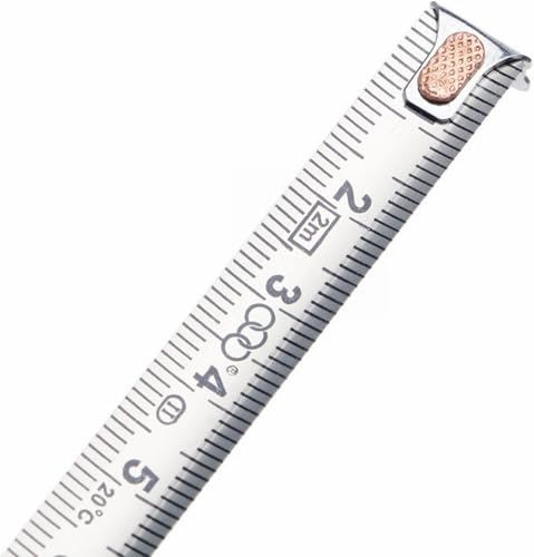 Cinta métrica retráctil mini 2m acero inoxidable miniatura 3