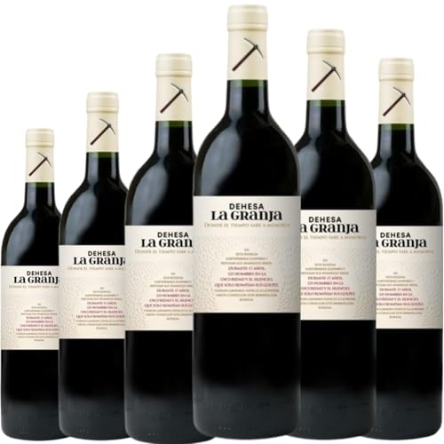 Dehesa La Granja Magnum Vino Tinto con Crianza, elaborado con Tempranillo, ideal para compartir en reuniones con carnes, quesos curados y platos tradicionales| 6 botellas