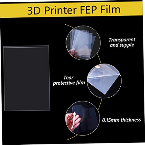 FEP-filmblad Vervangende ontgrendelingsfilms 280x200x0.15mm voor UV DLP LCD SLA Hars 3D-printers 5 stks, goed elektrisch… - Image 6