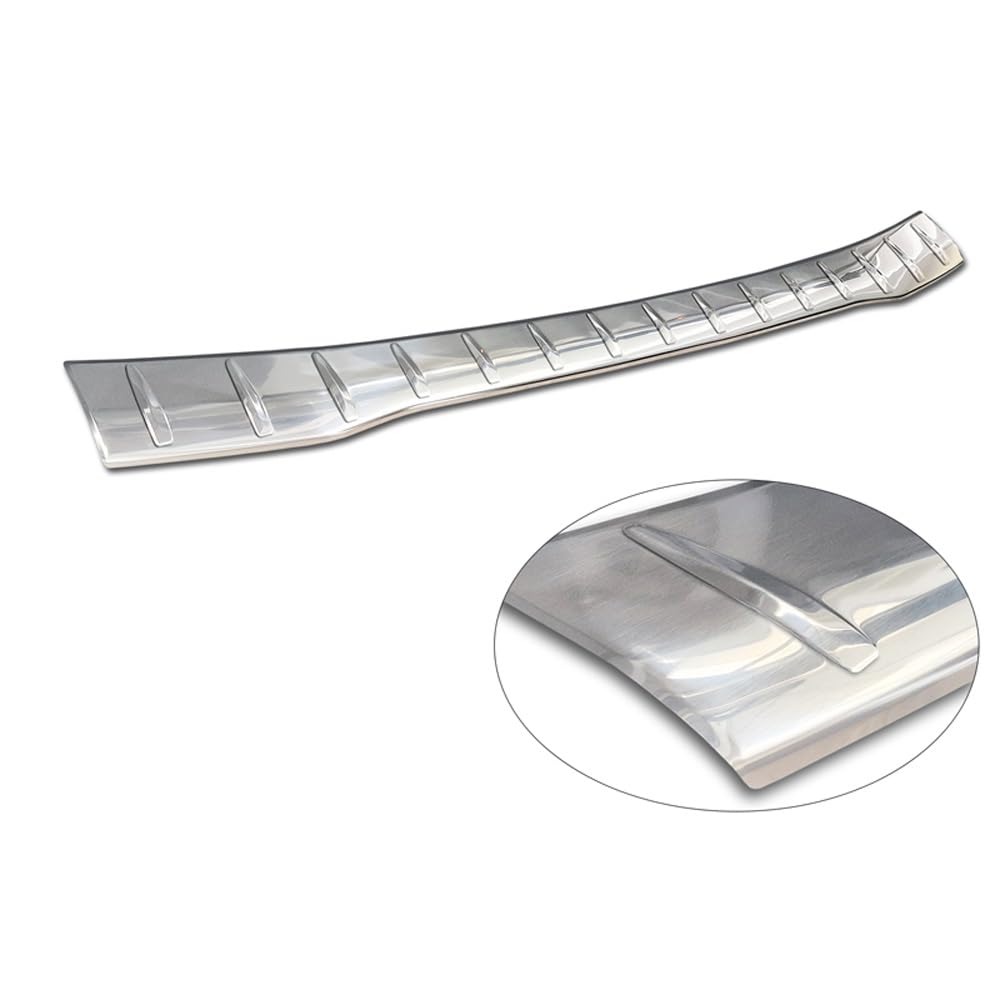 Avisa Protezione paraurti Posteriore in Acciaio Inox Compatibile con Ford Transit Custom 2023- 'Ribs'