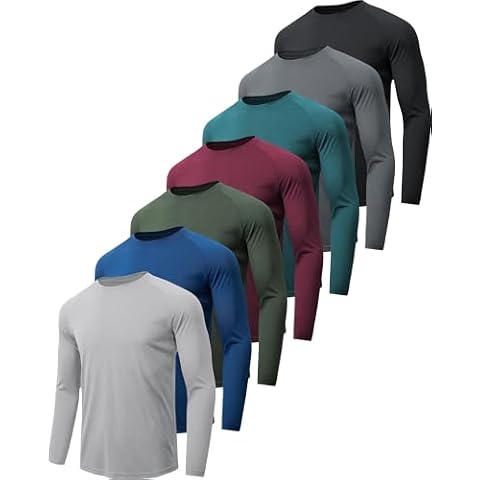 MLYENX Moisture-Wicking Long Sleeve Shirts Cover