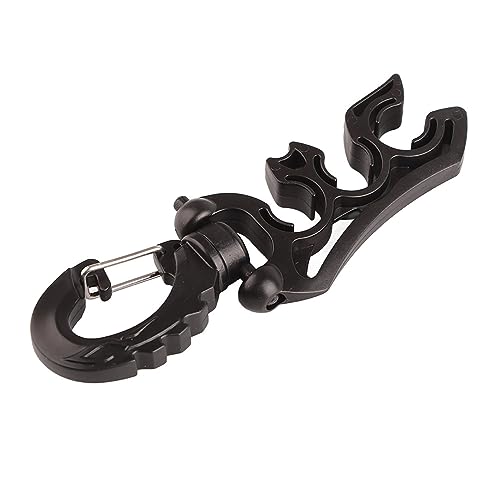 3 Colores BC Manguera Buceo Equipo De Buceo Soporte Manguera Plástico Doble BCD Soporte Manguera Clip Hebilla Gancho Para Sesiones De Entrenamiento De Buceo Instructores Buceo Y Estudiant(Negro)