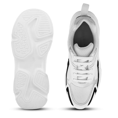 Image of Centrino Women Sneaker | Cushioned Insole for Comfort | Stylish Lace-Up Design | Perfect for Casual Outfit for Ladies (9493)