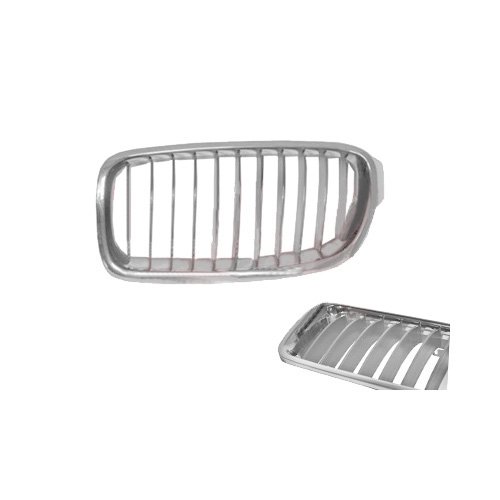 Griglie Frontali Van Wezel 0506514 - Per Autoradio, Design Con Modanatura Decorativa, Colore Cromo/Nero