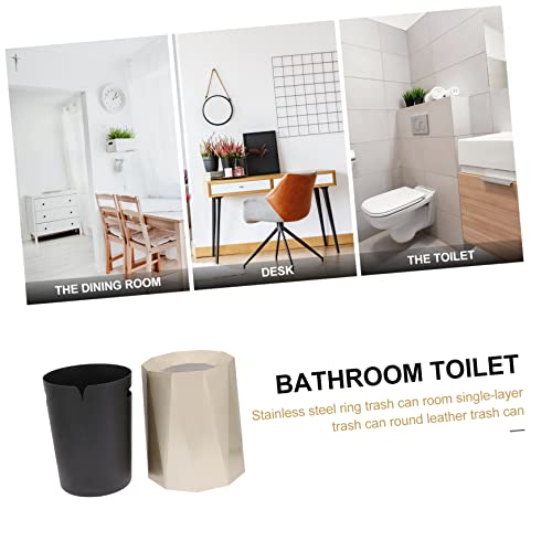Caneca de basura rectangular para cocina sin tapa miniatura 3