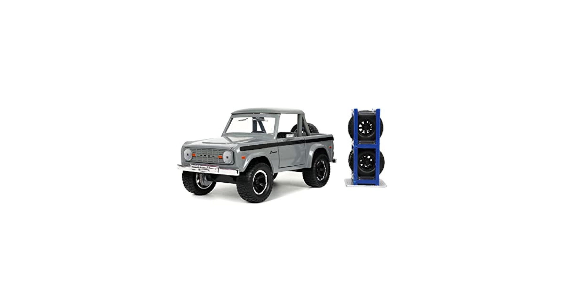 ミニカー Jada Toys 1973 Ford Bronco Just Trucks JADA TOYS JUST TRUCKS 1973 FORD BRONCO MATTE GRAY 1:24 NEW